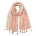 thumbnail image 2 of LILIYA Scarf for Women Lightweight Soft Floral Leopard Bohemian Printed Scarves Fashion Fall Winter Sun-proof Shawl Wrap with Fringe 2026, 2 of 4