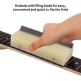 thumbnail image 4 of 45 and 90 Degree Fret End Beveling File 45° & 90° Luthier File Guitar Bass Fret End Dressing Fret Crowning End File Luthier Tools with Dual Filing Blade, 4 of 7