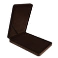 thumbnail image 3 of de Portátil Caja de Cadena Caja de Joyería - café Salvador Vitrina de collar de terciopelo, 3 of 5