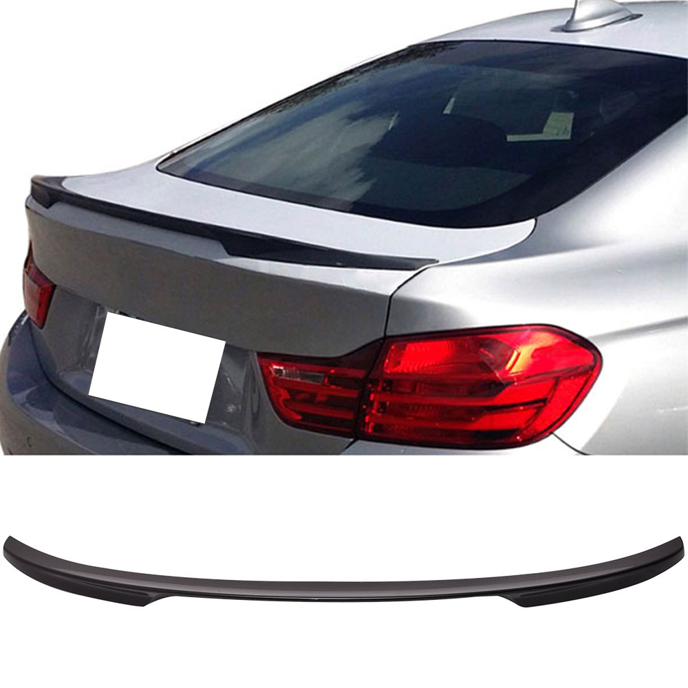 Painted #668 Jet Black Performance Trunk Spoiler For 2015-2020 BMW F36 4 Series Gran Coupe