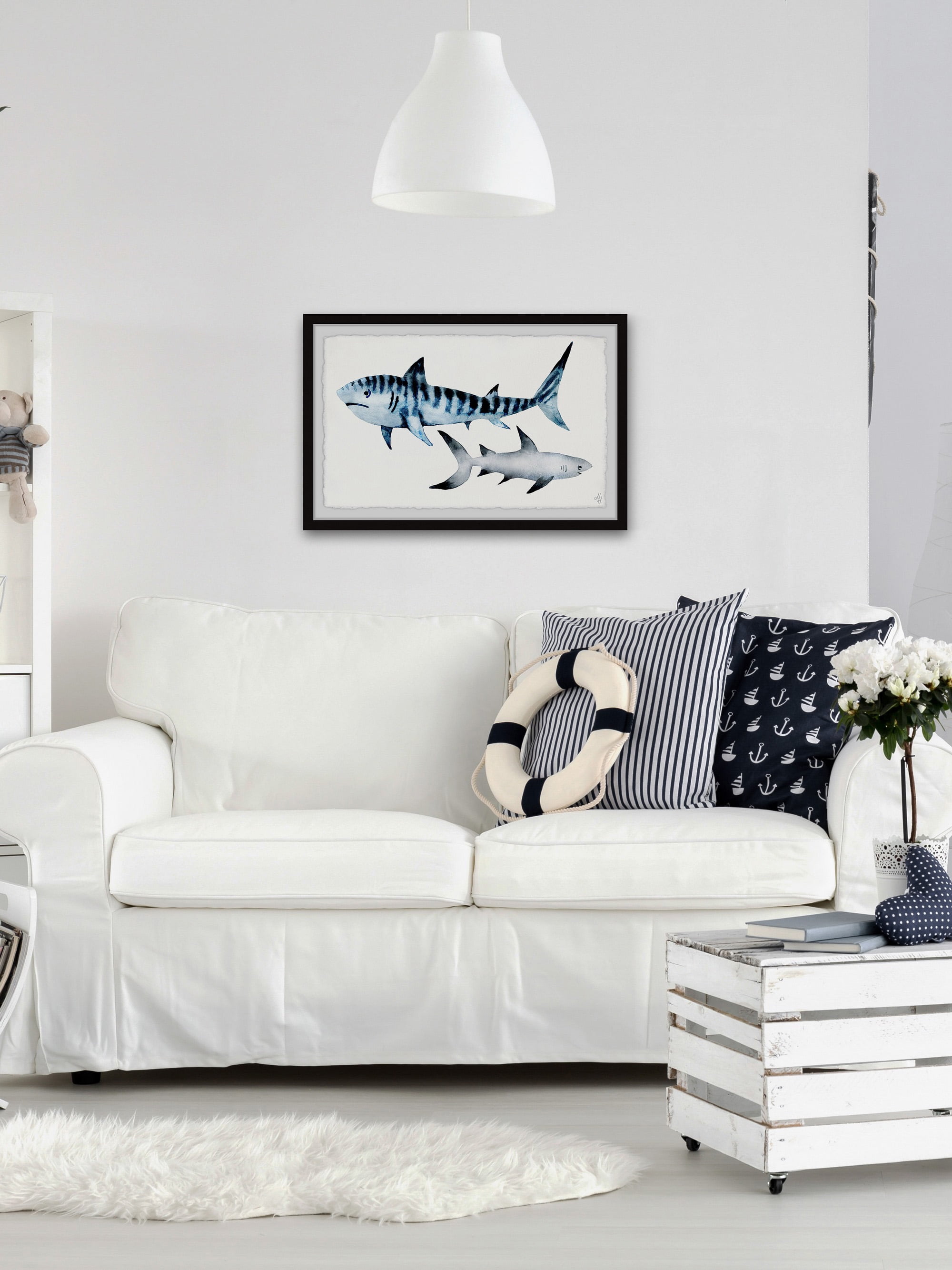 Marmont Hill Sharks Duo Framed Wall Art