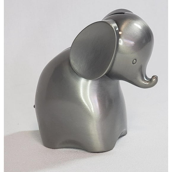 Elegance Pewter Elephant Money Saving Bank