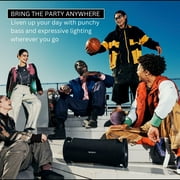 Sony ULT FIELD 7 SRSULT70 Wireless Portable X-Balanced Speaker with Bluetooth Fast Pair, Multipoint Connection, and Expressive Lighting (Stereo Pair, Black) Bundle (2 Items)