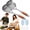 A2PCS, variant on Heat Resistant Long Wooden Handle Stainless Steel Skimmer Slotted Ladle, Extra Thick Spider Strainer Spoon for Deep Frying, Boiling Food and Quick Oil Draining, Durable Kitchen Cooking Gadget