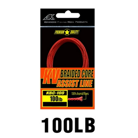 

BAMILL 100LB Braided 8 Strands Fishing Assist Line PE Hollow Core Hook Binding Rope