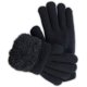 thumbnail image 2 of Guantes para clima frío Guantes térmicos de invierno Tejido con cables Dedos completos Forro polar Guantes antideslizantes Mujer Hombre, 2 of 4