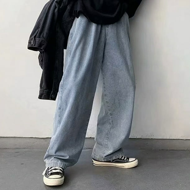 パンツ asapmode Washed Loose Baggy Jeans Washed Black Super Baggy Jeans – A$APMODE
