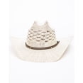 thumbnail image 4 of Cody James Unisex Twist Cord 15X Bangora Straw Cowboy Hat - CJ27SWB94525 7 1/4, 4 of 6