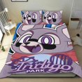 thumbnail image 1 of Indigo Park Conjunto de sábanas temático, trío de piezas, cómodo y amigable con la piel, diseño único, regalo de decoración para el hogar para familiares, amigos y fans,140cm *210cm, 1 of 6