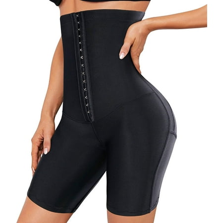 

Nebility Butt Lifter Shapewear Control Panties High Waist Trainer for Women Tummy Control Booty Short Body Shaper Underwear(Black 2XL)