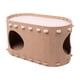 thumbnail image 2 of Casa para gatos, cama para gatos, cueva, cama cerrada, escondite para gatos, muebles para gatos, caseta, túnel para gatos Caqui, 2 of 9