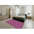 thumbnail image 5 of Ahgly Company Machine Washable Indoor Rectangle Transitional Raspberry Red Area Rugs, 2' x 3', 5 of 7