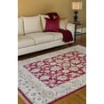 thumbnail image 3 of Mark&Day Wool Rugs, 5x8 Vienna Traditional Beige/Burgundy Area Rug, Red Beige Green Carpet for Living Room, Bedroom or Kitchen (5'6" x 8'6"), 3 of 4