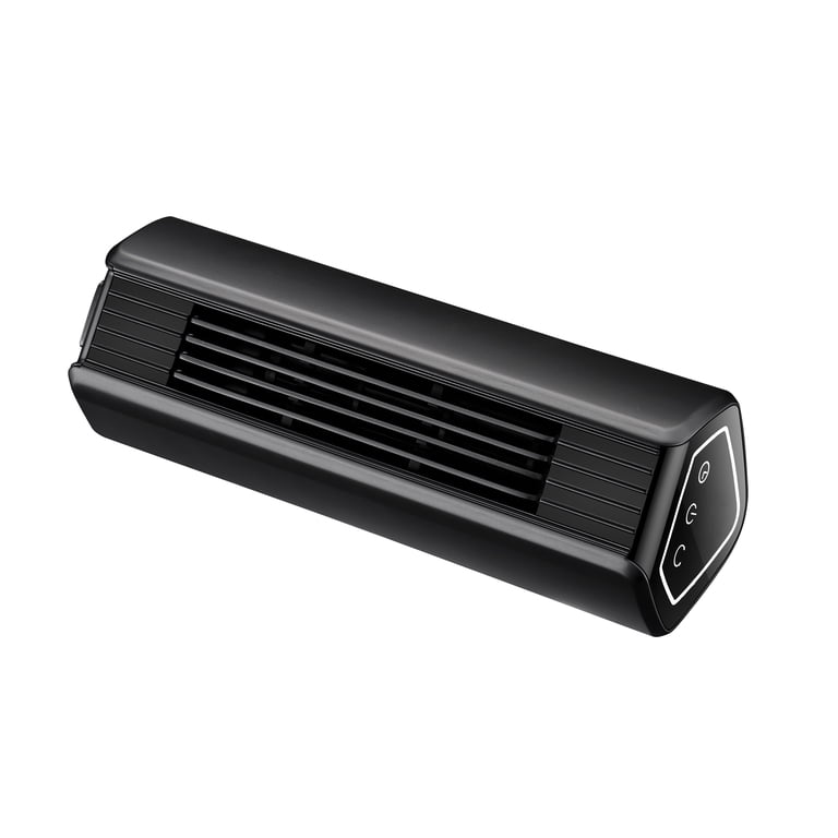 Mainstays Mini Tower Fan, Black, Oscillation, Timer, USB Powered