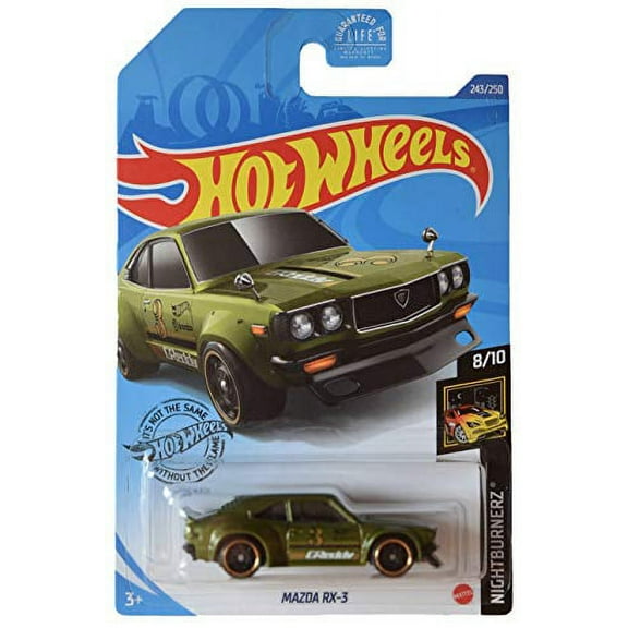Hot Wheels Mazda RX-3 (Green) 2020 Nightburnerz