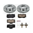 thumbnail image 3 of Power Stop Front Stock Replacement Brake Pad and Rotor Kit KOE1236, 3 of 8