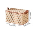 thumbnail image 4 of zhangmingg Large Capacity Checkered Pattern Quilt Cover Storage Bag for Home Moving and Organizing, 4 of 7
