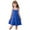style-03 Blue, variant on Gubotare Girls Summer Sun Dresses Girl's Halter Neck Spaghetti Strap Summer Casual Sundress A-line Dress (Watermelon Red,Size 8-9 Years)
