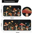 thumbnail image 6 of Mushroom Kitchen Mat Set of 2, Mushroom Kitchen Decor, Black Farmhouse Mushroom Kitchen Rugs, Mats for Kitchen Sink Floor, Kitchen Rugs and Mats Non-Skid Washable, Mushroom Kitchen Accessories Stuff, 6 of 6