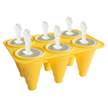 

ANLV Ice Cream Mold 1 Set Ice Making Non-stick Useful Silicone Ice Cream Making Mould