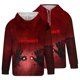 thumbnail image 4 of Sudadera con capucha para hombre, diseño de Día de Todos los Santos, con bolsillos, manga larga, sudadera con capucha, sudadera con capucha, blusa de poliéster para hombre, 4 of 5