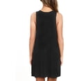 thumbnail image 3 of Women’s Tank Casual Dress Summer Loose T-Shirt Dresses Sleeveless Sundress with Pockets, 3 of 4