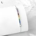 thumbnail image 3 of Amberta Lumini Women 925 Sterling Silver Rainbow Bracelet: Silver Colorful Tennis Bracelet, 3 of 6