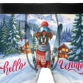 thumbnail image 4 of Hello Welcome Winter The Ski Boxer Snowy Day All Over Print Boxer Briefs Underwear for Men Dad Boxers Dog Lover Gifts Idea - 13013, 4 of 6
