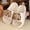 Beige, variant on Girls Athletic Sneakers Round Toe Hook Loop Closure Flat Sole Shoes for Kids School Play Walking Flats Sneakers US :6