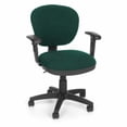 thumbnail image 2 of OFM Lite Use Model 150-AA Computer Swivel Task Chair with Arms, Fabric, Blue, 2 of 4
