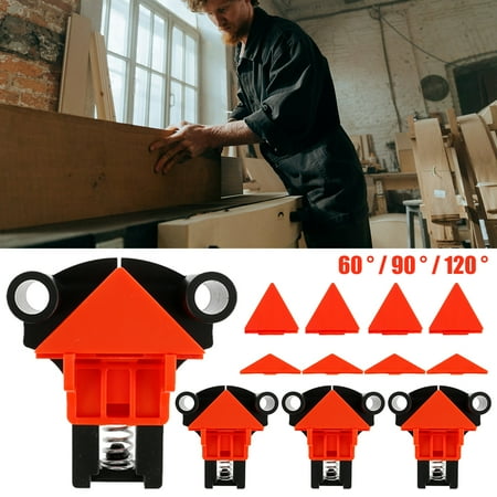 

ZTOO Wood Clamps Multi-Angle 60 Degree 90 Degree 120 Degree Fixer DIY Hand Tools Corner Clamp Suitable for Woodworking Drilling and Cabinet Making