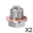 thumbnail image 1 of 2 Tornillos Con Tapón De Drenaje De Aceite M18x1.5 Antifugas, Perno Magnético De Neodimio Fácil De Instalar, 1 of 8