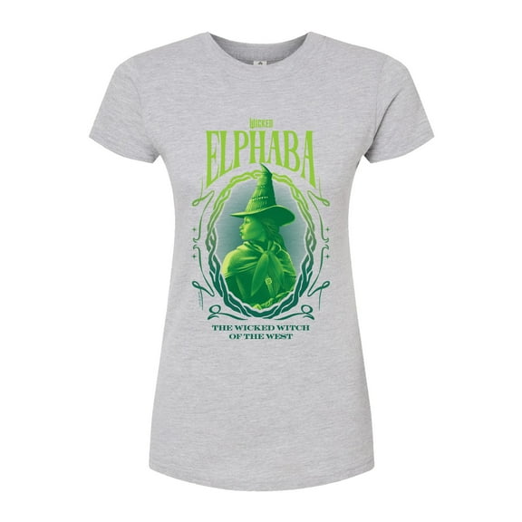 Wicked - Elphaba The Wicked Witch Of The West - Juniors Fitted Graphic T-Shirt