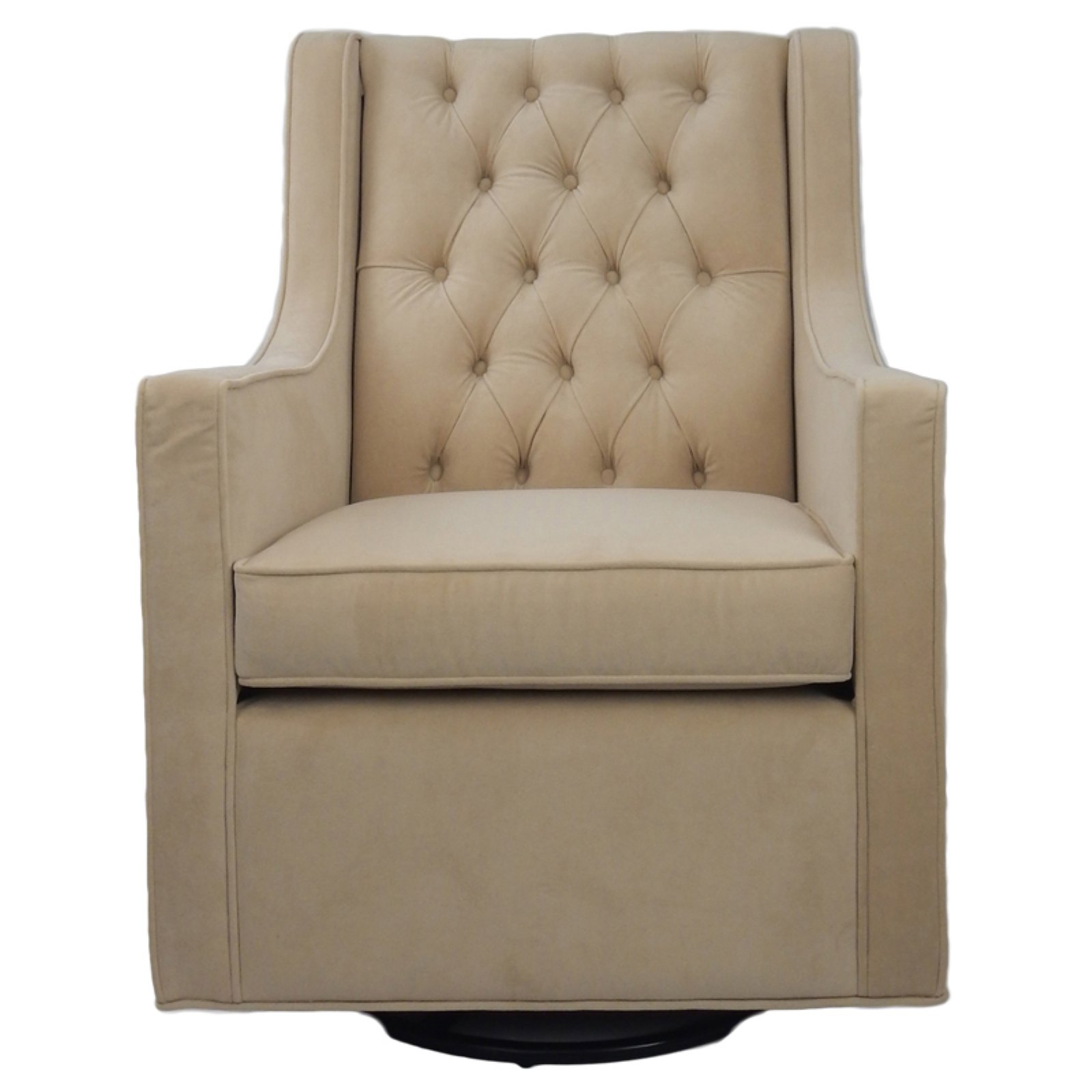 Beverly Fine Furniture 80328 Tr-s Chic Glider Buckwheat Bella Velvet