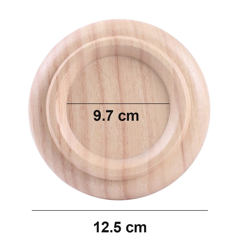 Eison Piano Caster Cups – Set Of 3 Wood Floor Protectors For Grand Pianos, Non-Slip Foam, Anti-Noise, Black