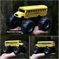 thumbnail image 2 of SUGARMOM [Top-Rated] 1pc Alloy Monster Truck School Bus Toy - Pull-Back Action  Big Wheels  Durable Plastic - Perfect for Halloween & Christmas Gifts, 2 of 7