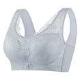 thumbnail image 1 of Abcnature Women Daily Comfort Bras Lace Thin Style Ventilate Plus Size Bras without Steel Rim, 1 of 2
