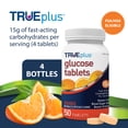 thumbnail image 3 of TRUEplus Glucose Tablets, Chewable, Orange Flavor, 50 Ct, 4 Bottles, 3 of 9