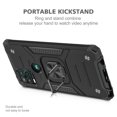 thumbnail image 6 of NIFFPD Moto G Stylus 5G 2021 Case Military Grade Phone Case with Kickstand for Motorola G Stylus 5G 2021 Black, 6 of 7