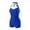 Blue, variant on Tsesme Women Strappy One Piece Swimsuits with Shorts Push up Bathing Suit Ruched swimwear
