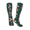 thumbnail image 5 of Lsque Mushroom House Printed Crew Socks Men's Women's LightWeight Thin Casual Calf Socks ,Knee High Socks,Cotton Socks, 5 of 9