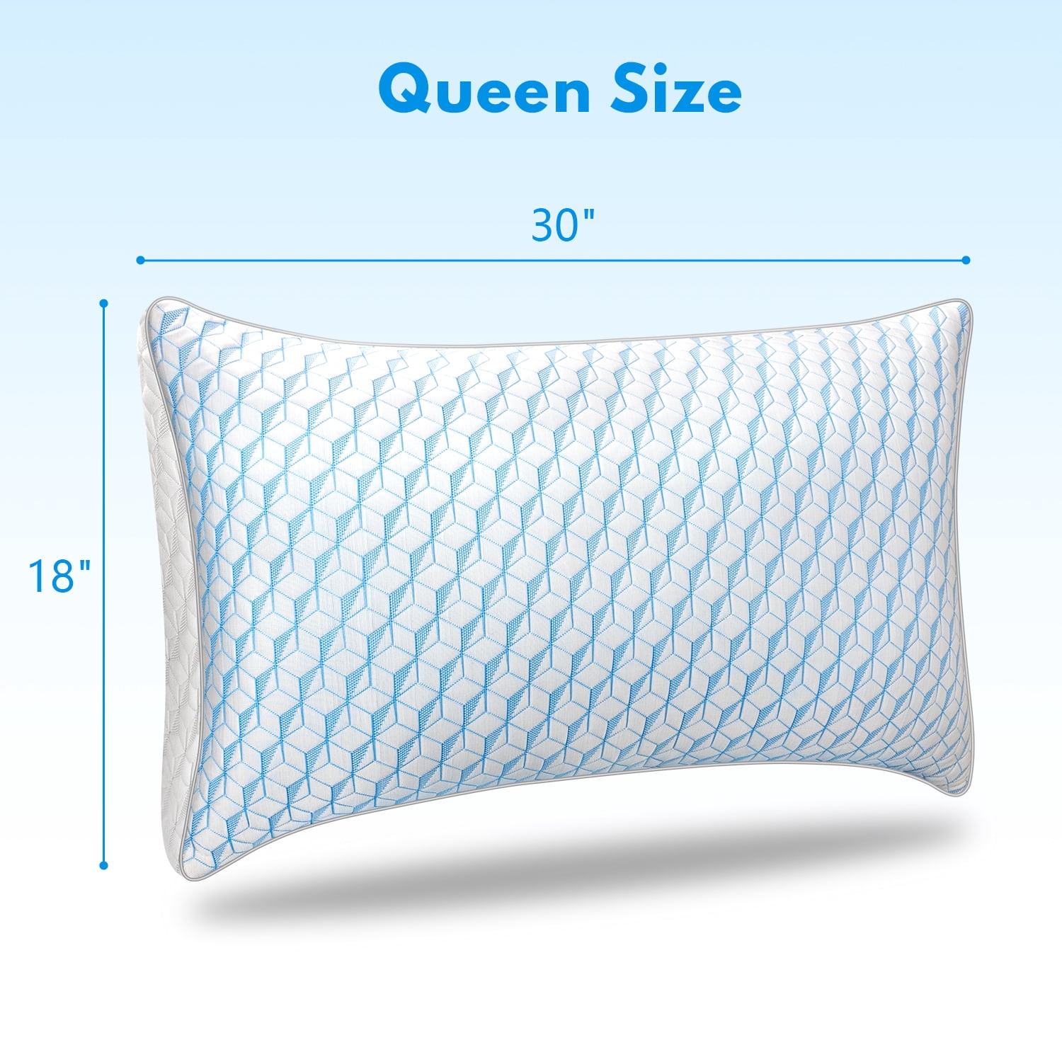 Bed Pillows, Pillows for Bed Queen Size 2 Pack,  Premium Down Alternative Luxury Hotel Pillows Set of 2, Cooling Pillow for Sleeping