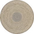 thumbnail image 2 of nuLOOM Draya Casual Braided Jute Area Rug, 4', Gray, 2 of 9
