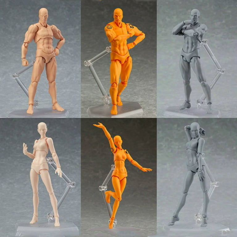 Siaonvr Drawing Figures For Artists Action Figure Model Human Mannequin Man  Woman Kits