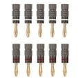 thumbnail image 1 of 10pcs Banana Plug Speaker Wire With Banana Plug Wire Connector Banana Clip, 1 of 7