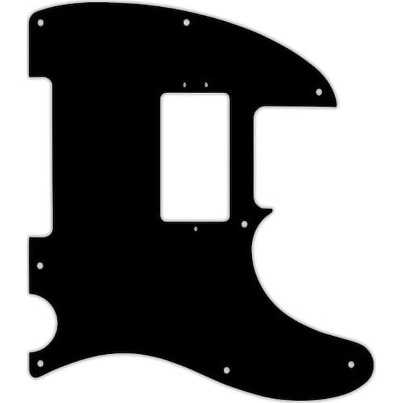 WD Custom Pickguard For Fender American Performer Telecaster Humbucker #01 Black
