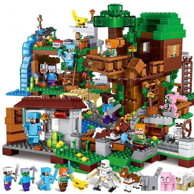 My World Building Blocks, Dark World Battle Assembled Toys, Gifts For Boys-week