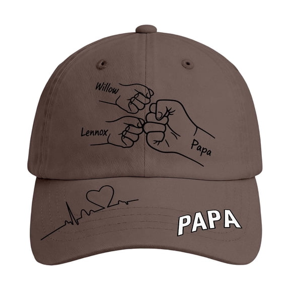 Men's Athletic Baseball Fitted Cap Customizable Father's Day Baseball Cap Unique Idea For Dad Husband Boyfriend Friendly Unisex Hat