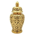 thumbnail image 2 of Red Lantern 24" Spiral Lattice Temple Jar - Gold, 2 of 7