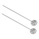 thumbnail image 3 of cupcake picks toppers Rhinestone Cupcake Picks Toppers Cumpleaños Wedding Party Cake Decor Silver Magideal cupcake picks toppers, 3 of 7